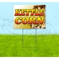 thumbnail image 1 of Kettle Corn (18" x 24") Yard Sign, Includes Metal Step Stake, 1 of 6