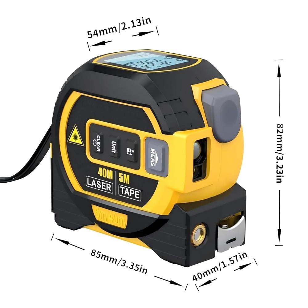 Multifunctional Tools Tape Measure, 2026 New 3-in-1 Rangefinder with Led Display, Digital Tape Measure