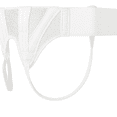 thumbnail image 5 of AT Surgical Double Hernia Support Truss, Slim White Adjustable Straps or Belt with Compression Pads - Double Side, Size Medium, 5 of 6