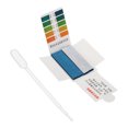 thumbnail image 1 of Unique Bargains 5Pcs/400 Strips PH 0.5-5 PH Test Strips with 5Pcs Test Droppers Green, 1 of 6