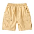 thumbnail image 6 of Kids Shorts Boys Casual Shorts Boys Cargo Shorts For Kids Lightweight Summer Casual Comfortable Breathable Toddler Boys Short Pants With Pockets, 6 of 6