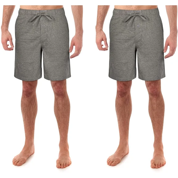 Fruit of the Loom Men's Jersey Knit Sleep Shorts 2-Pack, Sizes S-5XL
