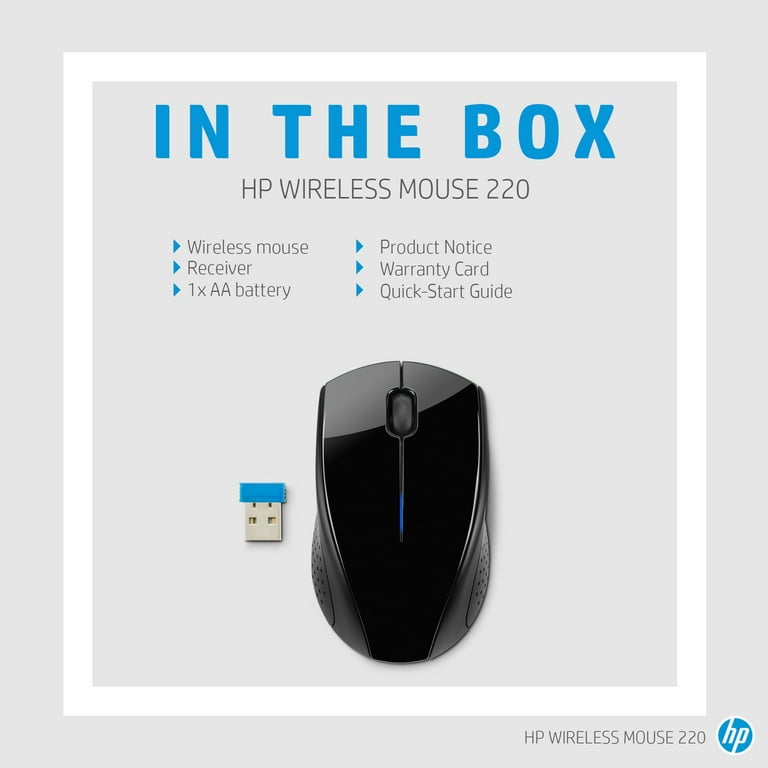 HP Wireless Mouse Black,,3FV66AA#ABL 220