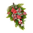 thumbnail image 1 of Guirnalda de de Navidad decorativa Guirnalda de puerta de Navidad para puerta Pared Ventanas Adornos de guirnalda con arco Botín de Navidad EstiloB Macarena Guirnalda para colgar en la puerta, 1 of 8