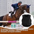thumbnail image 3 of Hi,Fancy Equestrian Vest Lengthened Filler Good Elasticity Lightweight Safety Horse Riding Body Protector Waistcoat with Zipper Outdoor XL, 3 of 7