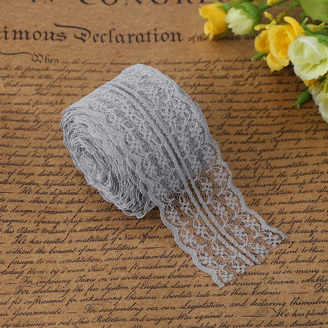 Greensen 10 m/Roll 4.5CM Width Lace Ribbon DIY Decorative Lacework for Wedding Birthday Christmas,Wedding Decorative,Lace Ribbon