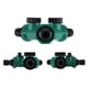 thumbnail image 5 of Yuarrent Conector en forma de Y para tubería de agua de jardín, adaptador de riego de tubo ABS, accesorio de riego para reparación de césped Jardín y Patio Verde 1 Stk Yuarrent  HA0844-00, 5 of 6