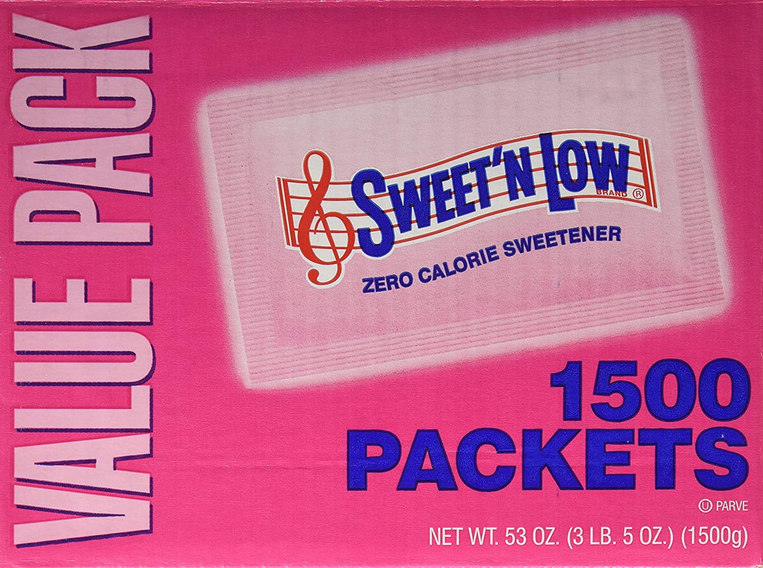 Sweet 'N Low Zero Calorie Sweetener - 1500 Packets