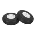 thumbnail image 3 of Uxcell RC Airplane Wheels, RC Model Airplane PU Sponge Tire Foam Wheel Black 2 Inch, 3 of 7