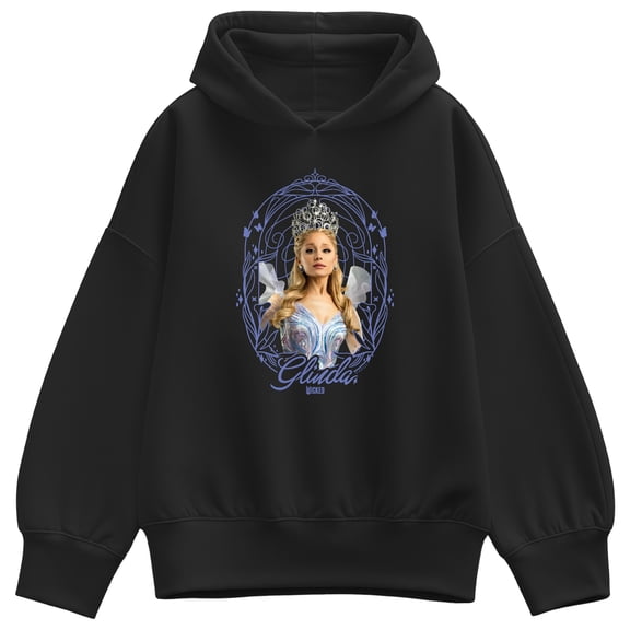 Wicked - Noveau Frame Glinda - Ladies Oversized Fleece Hoodie Sweatshirt