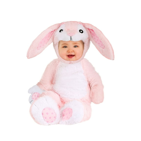 Baby Fluffy Pink Bunny Costume