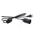 thumbnail image 1 of / US Plug AWG Switch ming Cable E27 Light Modulator Lamp Line me Enchufe negro de la UE, 1 of 3