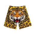 thumbnail image 6 of UVEASISHA Animal Cartoon Swim Trunks for Men Loose Casual Summer Beach Shorts Fashion Straight Leg Vacation Shorts with Pockets Yellow XL, 6 of 9