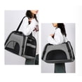 thumbnail image 4 of Transportadora Para Perro Gatos Viaje Mascota Bolsa Portátil Gris, 4 of 4