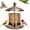 Copper, variant on Metal Bird Feeders for Outdoors Hanging, Weather Resistant Wild Bird Feeder with 360 Degree Feeding Tray, Black