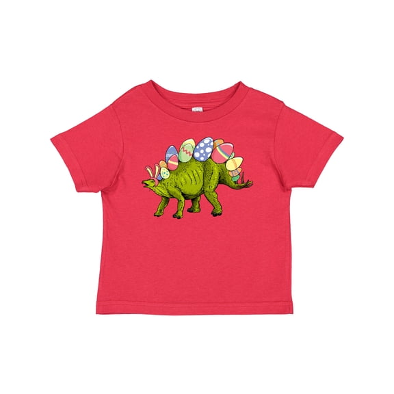 Inktastic Easter Bunny Stegosaurus with Eggs and Pink Ears Boys or Girls Baby T-Shirt