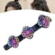 thumbnail image 1 of Pinzas para el cabello trenzadas con piedras de cristal brillantes, pasador para el cabello con triple pinza, pinzas para el cabello para cambiar rápidamente de estilo, pinzas para el cabello trenzada, 1 of 8