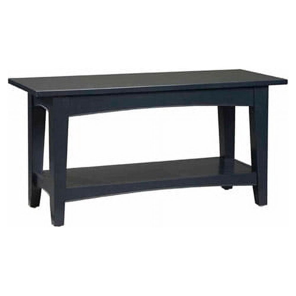 Shaker Cottage Tray Shelf Coat Hook with Bench Set, Charcoal Gray