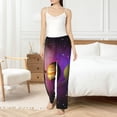 thumbnail image 4 of Saiise Planets And Stars Womens Pajama Pants Stretch Comfy Lounge Pants Drawstring Sleep Bottoms with Pockets-X-Large, 4 of 6