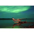 thumbnail image 2 of Aurora Borealis Or Northern Lights Over Float Plane And Mackenzie River  Fort Simpson  Northwest Territories, 2 of 2