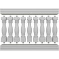 thumbnail image 5 of Ekena Millwork 40"H x 5'L Fiberthane Embassy Unassembled Balustrade Railing Kit, Style D (7" On-Center Spacing to Pass 4" Sphere Code), 5 of 6
