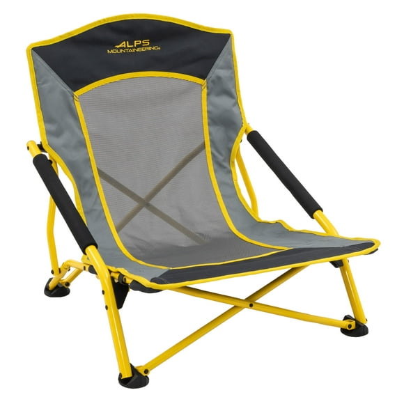Silla de camping ALPS Mountaineering Rendezvous Low amarillo/gris