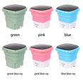 thumbnail image 2 of Large Capacity Portable Washing Machine Foldable Underwear Socks Adjustable Washer Wash Machines Cleaning for Dormitory Pink Type 1, 2 of 6