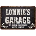 thumbnail image 1 of LONNIE'S Garage Black Grunge Gift Sign 12x18 Decor Gift 112180005315, 1 of 1