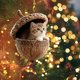 thumbnail image 4 of Lekihaqq Forest Animal Christmas Ornaments, Acrylic Tree Decorations, Holiday Decor, Festive Animal Print Ornaments, Woodland Theme Christmas Decor, Wildlife Holiday Tree Hanging Decorations, 4 of 6