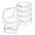 thumbnail image 5 of kowaku Small Square Polypropylene Jewelry Storage Boxes, Clear, 6 Count Pack, 5 of 7