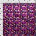 thumbnail image 3 of oneOone Rayon Fuschia Pink Fabric Abstracts Craft Projects Decor Fabric Printed By The Yard 56 Inch Wide, 3 of 5