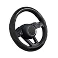 thumbnail image 1 of Funda De Volante De Coche Clásica De Fibra De Carbono, 38 Cm, 1 of 4