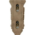 thumbnail image 4 of Ekena Millwork 3 1/2"W x 4"D x 7"H Small Grape Corbel, Mahogany, 4 of 4