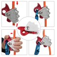 thumbnail image 3 of Rope Lock, Outdoor Climbing Equipment Falling Protector Fall Arrestor, 15KN  Rope Self locking Device Self braking Stop Descender for 9-12mm Rope for Climbing Mountaineer, 3 of 8