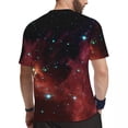 thumbnail image 4 of Night Sky Print T-Shirt Men Fashion Orion Nebula Streetwear Gym T Shirts Breathable Summer, 4 of 5