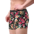 thumbnail image 2 of Logiee Many Kind Of Flowers Print Mens Boxer Briefs,Boxer Briefs for Men,Breathable Stretch Underwear,Boys Boxer Briefs-Small, 2 of 5