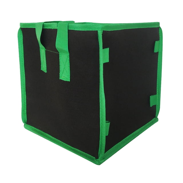 Bolsa de siembra cuadrada de tela no tejida para cultivo de plantas (37 x 37 x 37 cm)