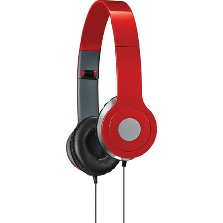 iLive IAH54R DJ Headphones, Red