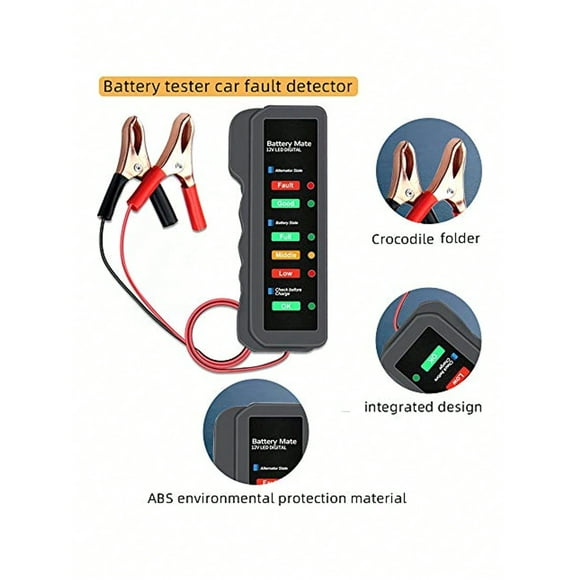 1pc 12v car battery tester car fault detector