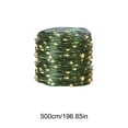 thumbnail image 3 of NWOKYZGH 196" Christmas Lights Battery String Lights Micro LEDs Starry Lights Fairy Lights Firefly Lights with Dark Green Copper Wire for Christmas Tree, Wreath, DIY, Wedding, Holiday, 3 of 7