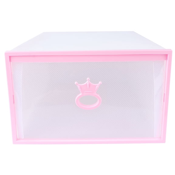 TABLZONE Transparent Plastic with Visual Window for Closet Organization, Shoe Storage Rack, 1 Piece