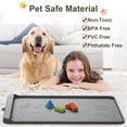 thumbnail image 3 of Alfombrilla de silicona para perros Carry360, 36 x 24 cm, impermeable, gris, 3 of 7