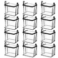 thumbnail image 2 of 8PC Clear PVC Clothing Storage Box with Double Zipper & Reinforced Carry Handles, Foldable Stackable See Through Closet Organizer Bin for Blankets Towels Sweaters Toys,15IN, 2 of 7
