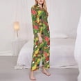 thumbnail image 3 of Sikiie Fruits Vegetables And Berries Women's Long-Sleeve Shirt and Full-Length Bottom Pajama Set (s-xxl)-XX-Large, 3 of 7