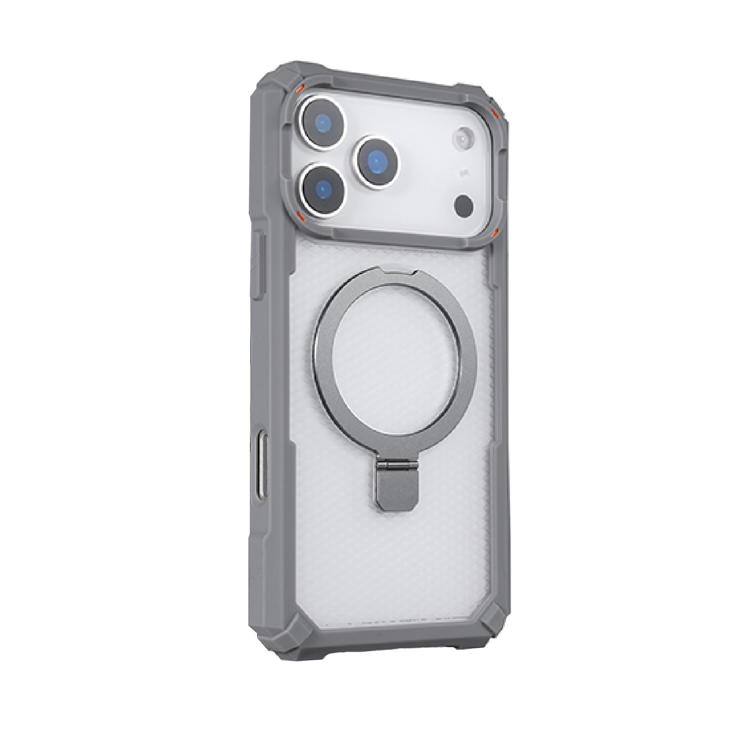 Durable Rugged Case with Stand for iPhone 17 Pro Max - Gray