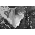 thumbnail image 2 of Peaco, Jim 14x11 White Modern Wood Framed Museum Art Print Titled - Lower Falls, Yellowstone National Park, 2 of 4