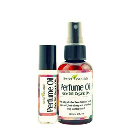 Lemon Mint Leaf Type | Fragrance / Perfume Oil | Made with Organic Oils - Spray on Perfume Oil - Alcohol & Preservative Free (2 fl oz -