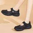 thumbnail image 1 of YOUYEDIAN Orthopedic Shoes for Women Spring Dressy Non Slip Slip on Mesh Arch Support Sneakers Comfortable Closed Toe Work Shoes (Black), 1 of 6