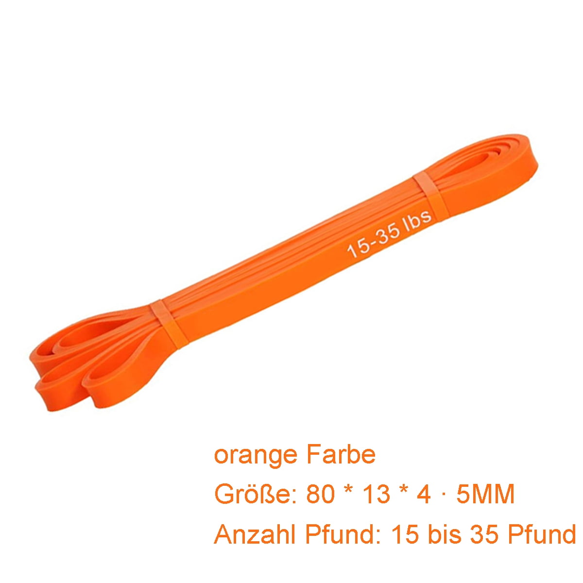 Resistance Bands, Various Levels Resistance Bands With Door Anchors And Handles, Fitness Bands For Strength Training, Training, Physiotherapy, Yoga For Men And Women - Orange