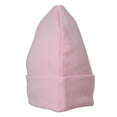 thumbnail image 2 of Rabbit Skins - Infant Baby Rib Cap - 4451 - Pink - Size: One Size, 2 of 3